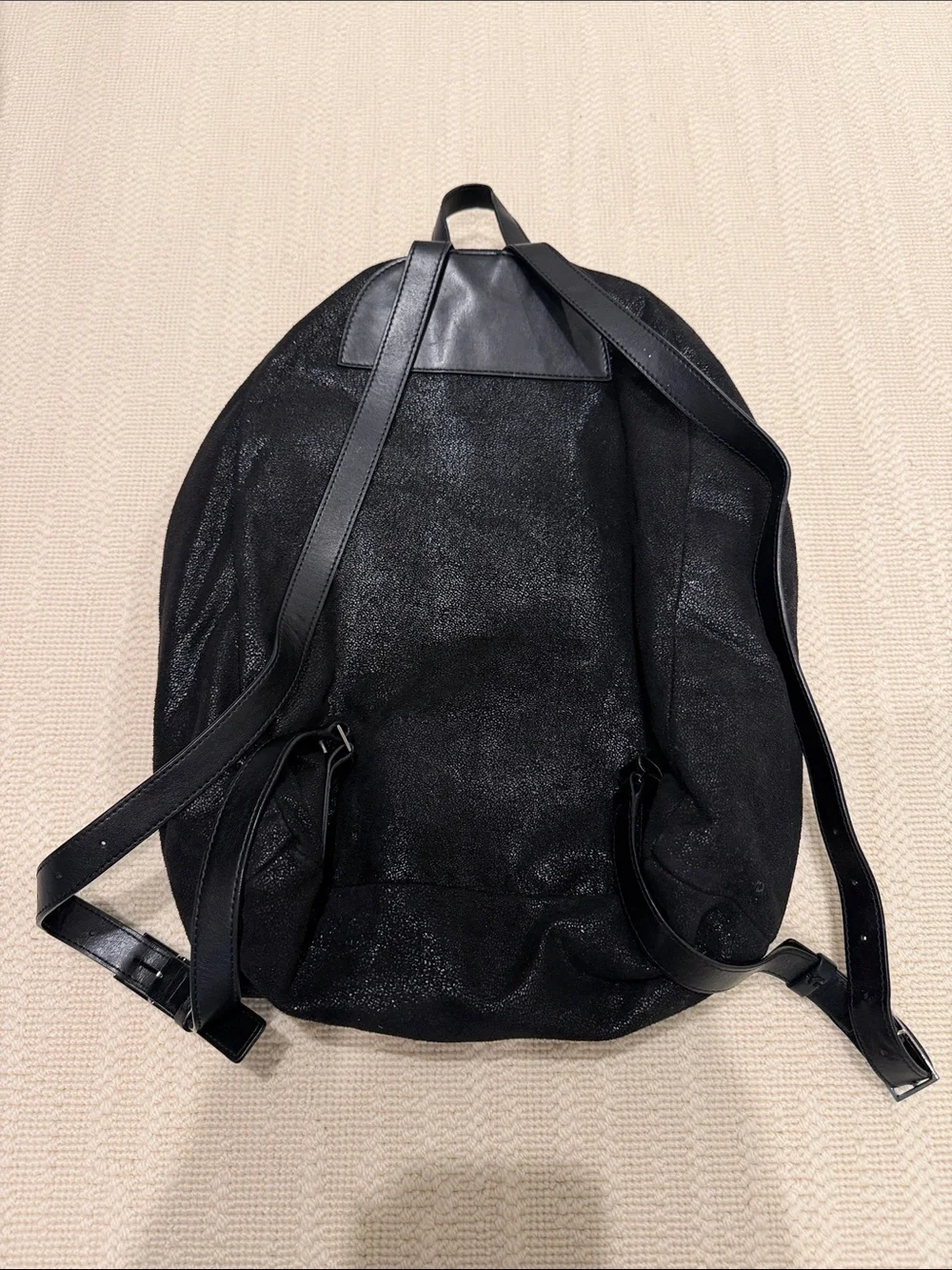Stella McCartney Black Chain-Trim Women’s Backpack